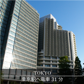 東京駅へ電車31分